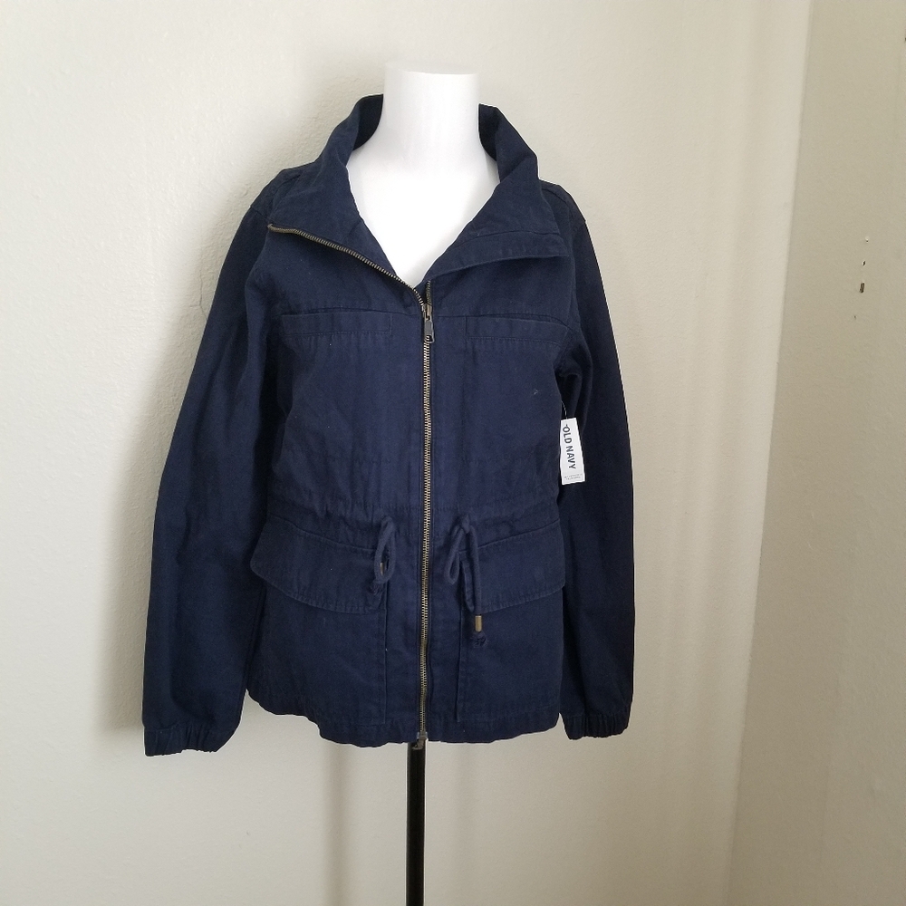 New Women's Navy Women's Jacket Size S - Picture 1 of 7